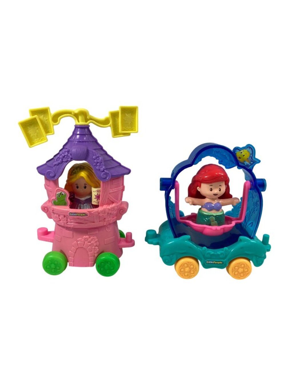 Fisher-Price Little People Disney Princess Rapunzel Ariel Figures Parade Float